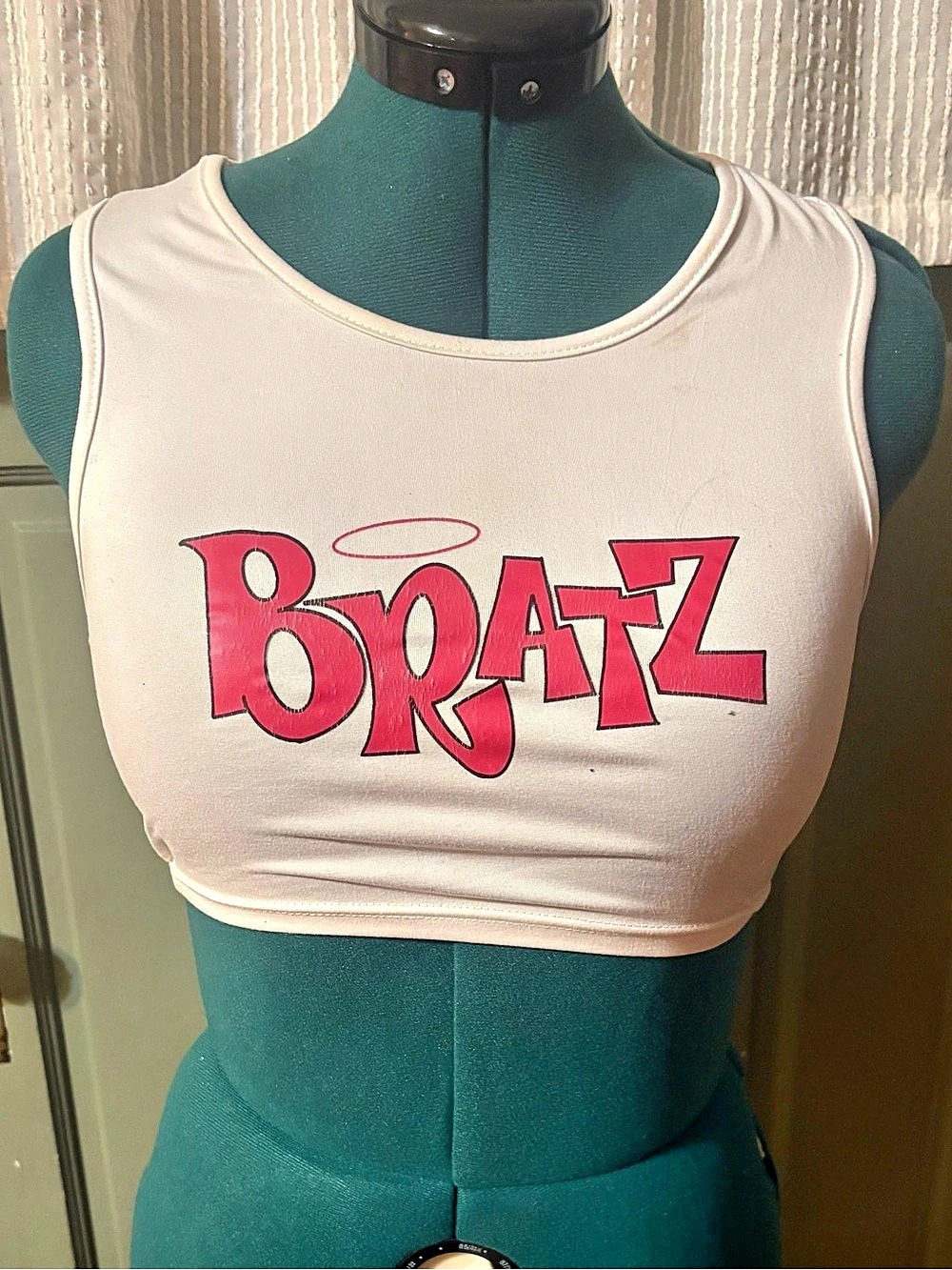 Bratz Graphic Crop Top - White